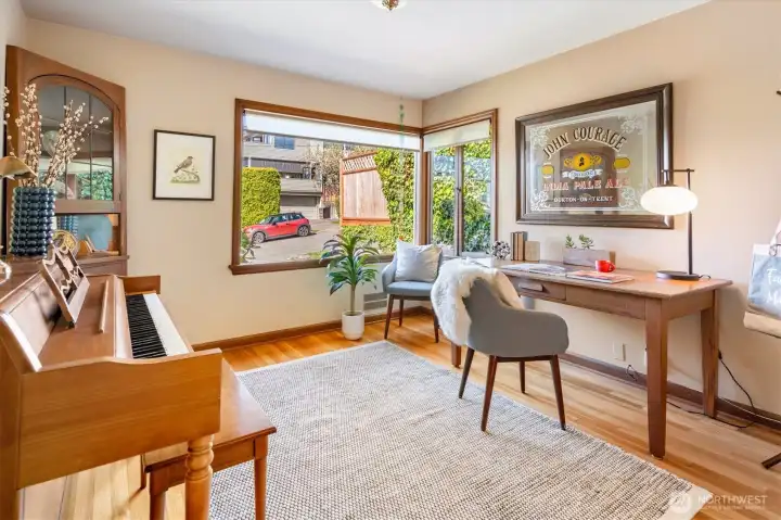 Main floor office or bedroom.
