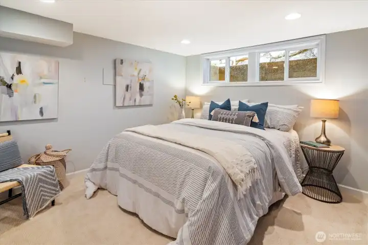 Lower level 5th bedroom.
