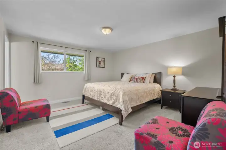 Master Bedroom with a King Size Bed
