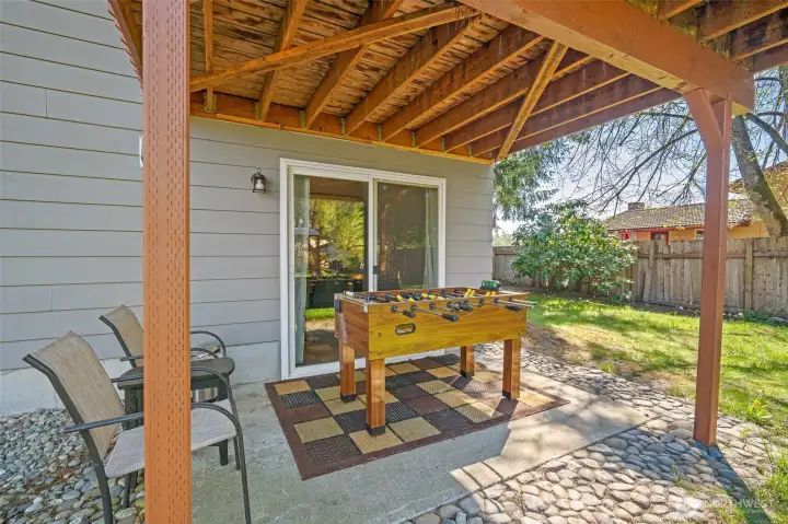Lower Floor Patio with cover