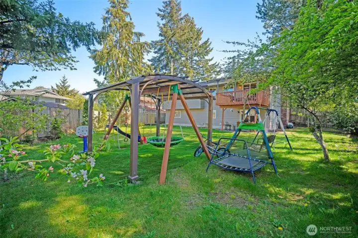 Swing Set- Kids Playground