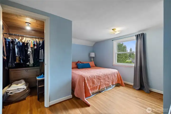 Bedroom 2 with 1/2 bath and Walk in Closet