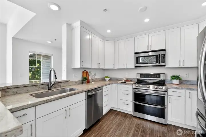 No stone was left unturned in this kitchen remodel.