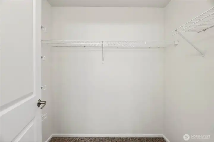 Plenty of closet space.