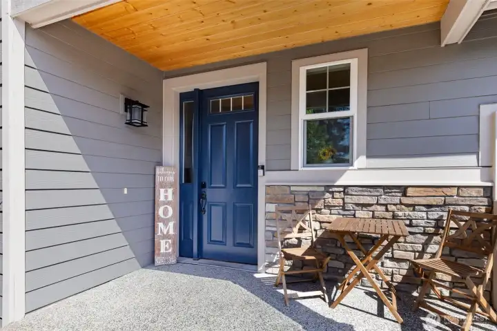 Large covered front porch