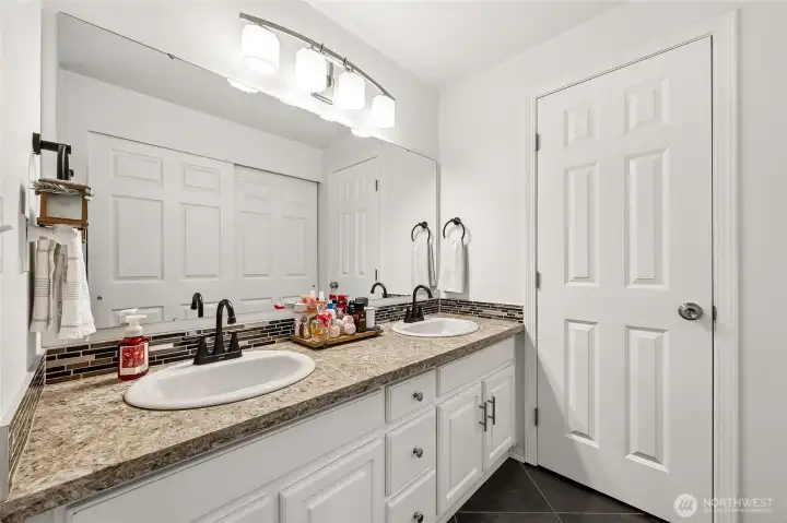Primary bathroom Primary bathroom