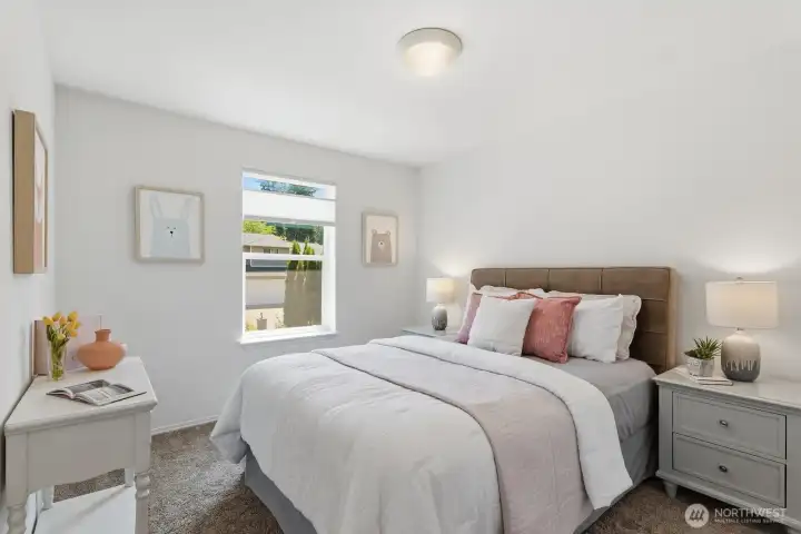 Third upstairs bedroom.