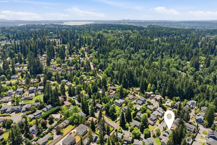 Enjoy unbeatable proximity to Seattle, the Eastside and the North End from here - the world is your oyster!