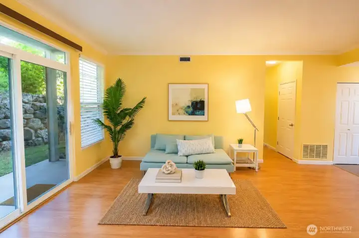 Spacious Living Room with Abundant Natural Light Spacious Living Room with Abundant Natural Light