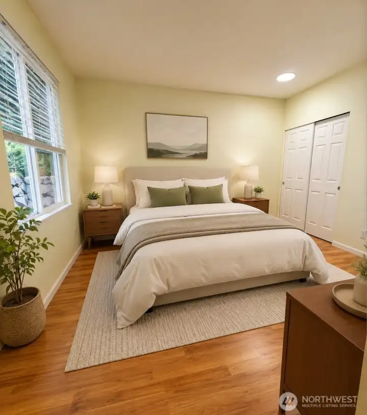 Virtually Staged Primary Bedroom Virtually Staged Primary Bedroom