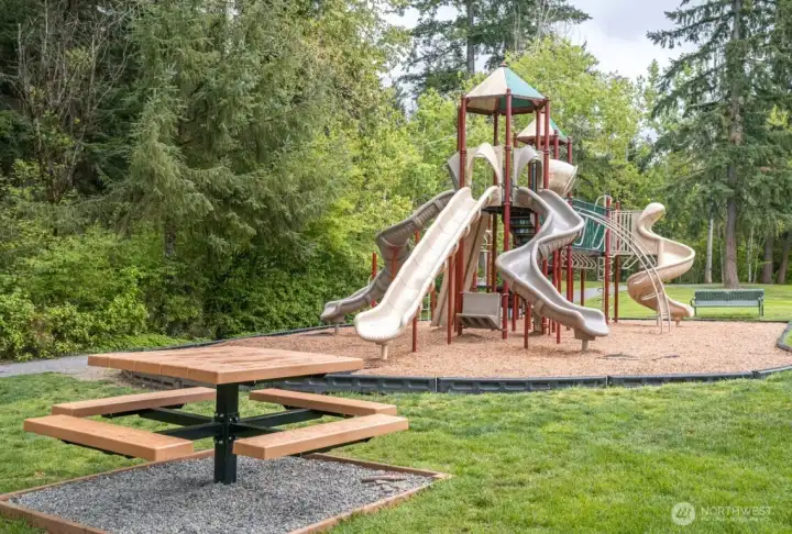 Neighborhoood playground for outdoor fun and recreatioin. Neighborhoood playground for outdoor fun and recreatioin.