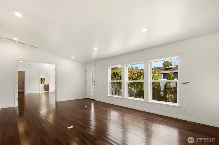 Entry Opens up to Living Room