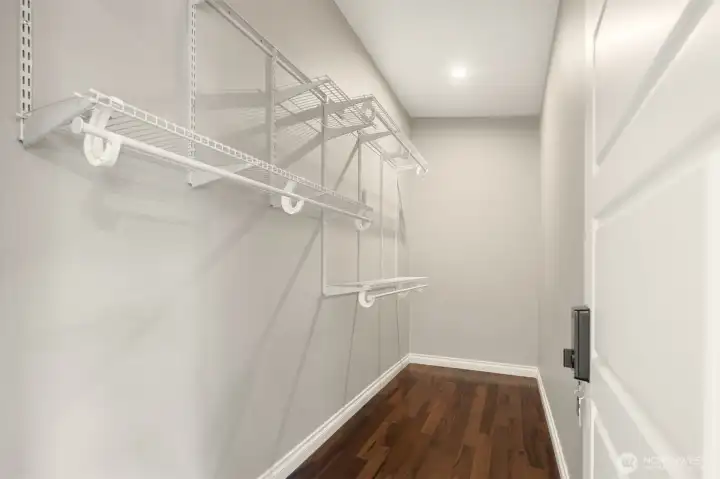 Plenty of Space in this Walk-In Closet