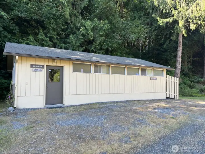Just across the way are the community restrooms, shower and laundry. All the amenities of home when you are away from home at Jorstad Creek. Just across the way are the community restrooms, shower and laundry. All the amenities of home when you are away from home at Jorstad Creek.