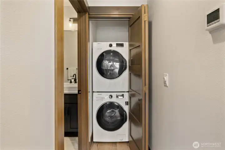 Laundry closet