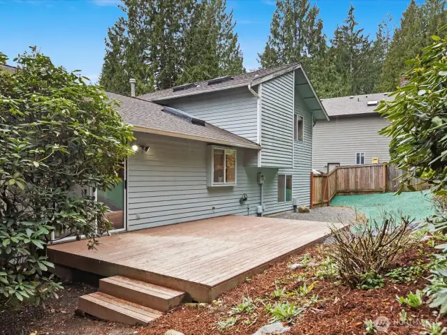 Back deck