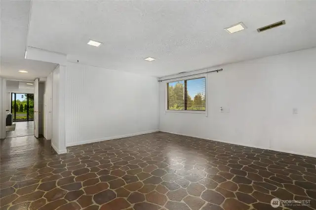 Lower level 3rd bedroom or spacious home office