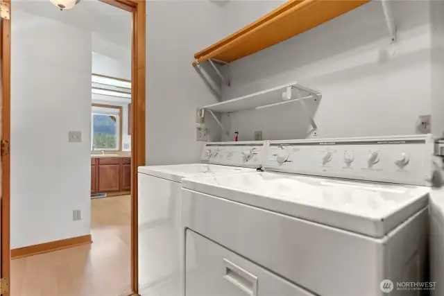 Laundry off the Kitchen
