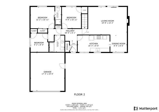 Main level floor plan.