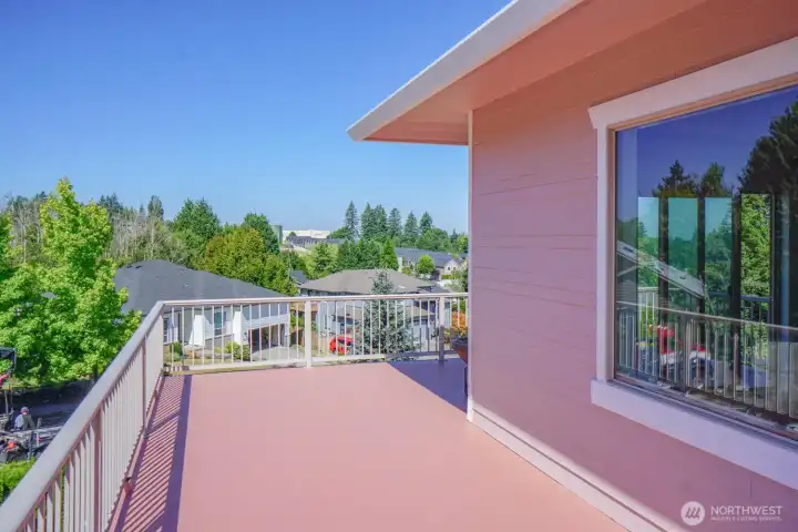 Beautiful view from balcony