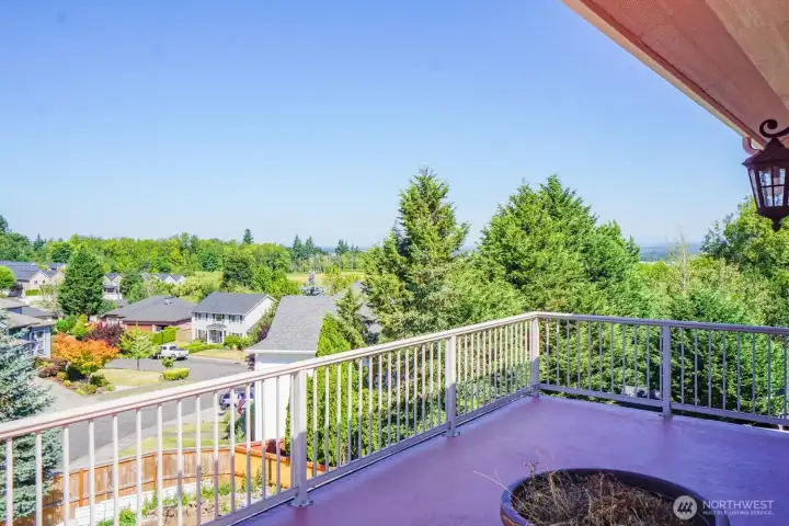 Beautiful view from balcony