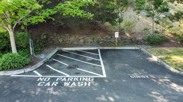 car wash station in community