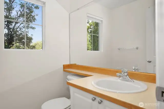 1/2 bath off main living area