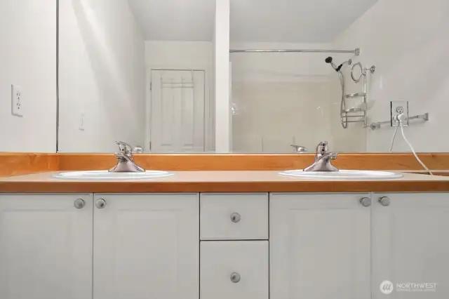 double vanity in Master suite