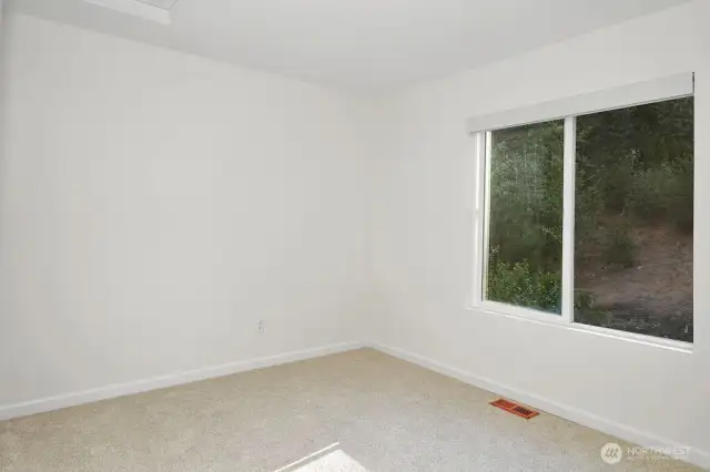 Private window off second bedroom