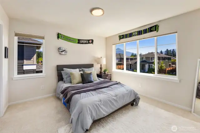 Oversized Bedroom with built in designer closets