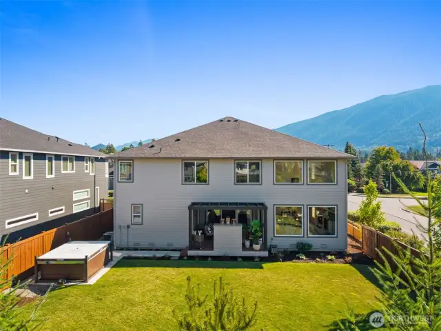 Oversized lot with fully fenced backyard, ready for your garden additions.