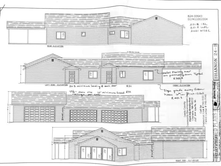 Submitted house plans or bring your own.