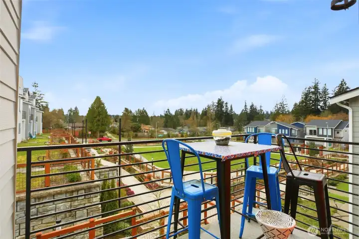 View from main floor deck