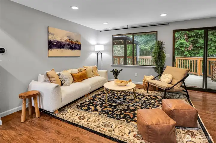 A cozy living space perfect for relaxing at the end of the day.