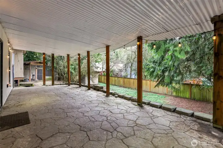 Covered outdoor living lets you enjoy the fresh air year-round.