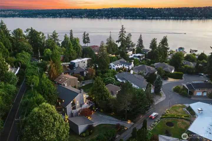 Enjoy stunning lake views & manicured grounds