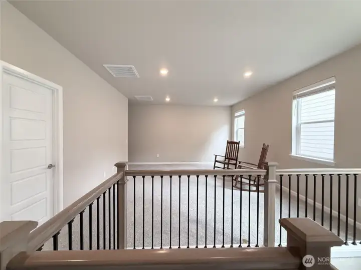 Loft view from stairs