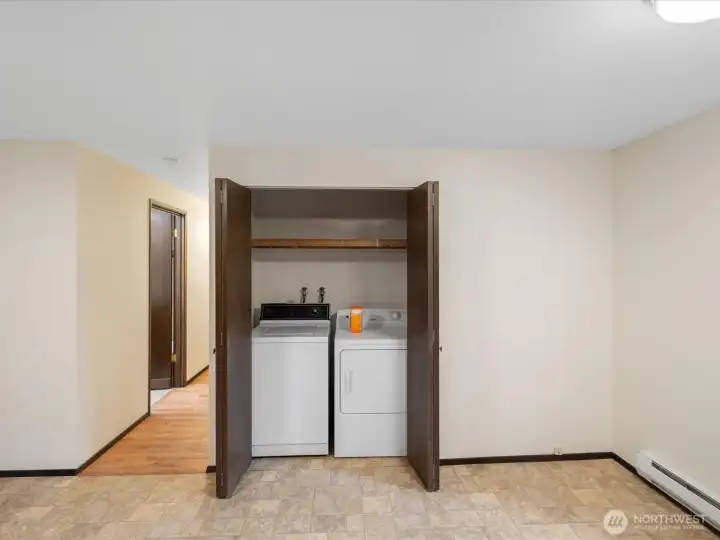 Laundry closet