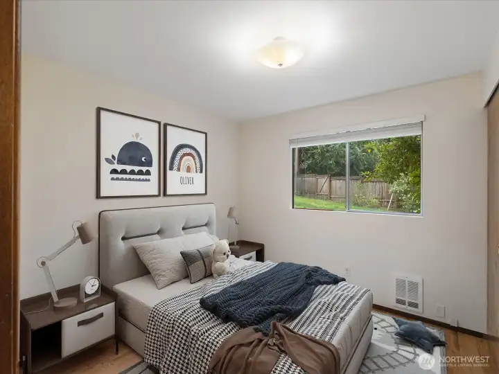 Bedroom 2 virtually staged