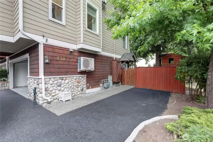 Attached two-car garage for everyday convenience.