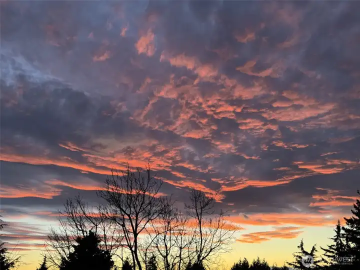 Another stunning view from the deck on a summer night. Another stunning view from the deck on a summer night.