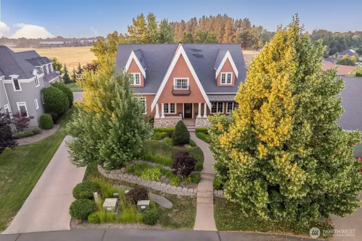 Residence buffered for privacy