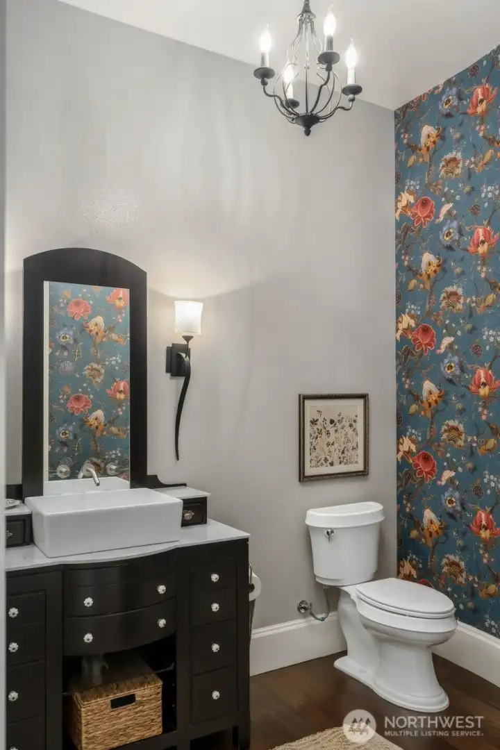 1/2 bath on main floor