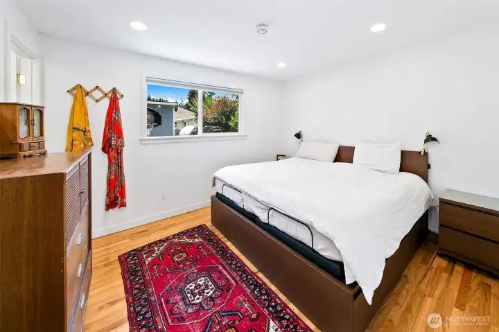 Main floor primary suite