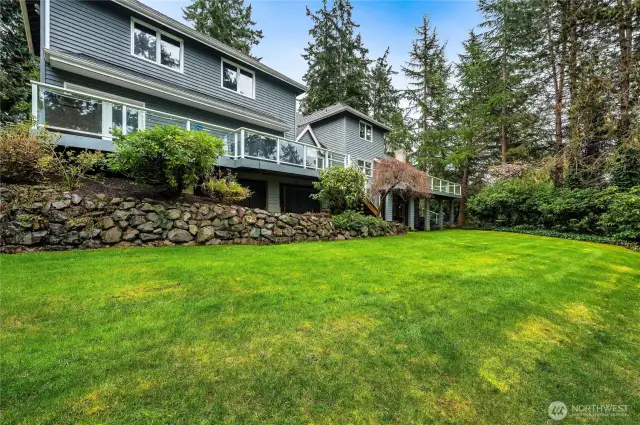 Private back yard