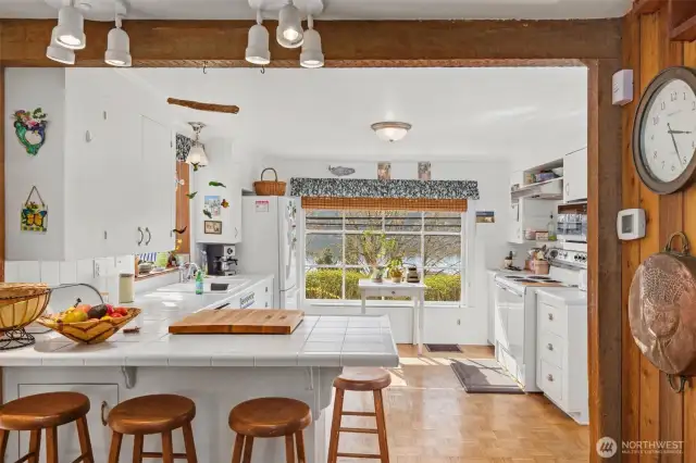 Charming Kitchen with Lake View