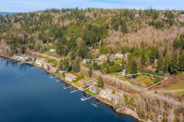 11-Mile East Lake Sammamish Trail Across the Street