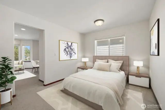 Bedroom 3 - Virtually Staged