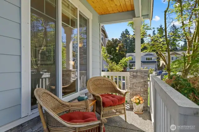 Watch sunsets from your front porch