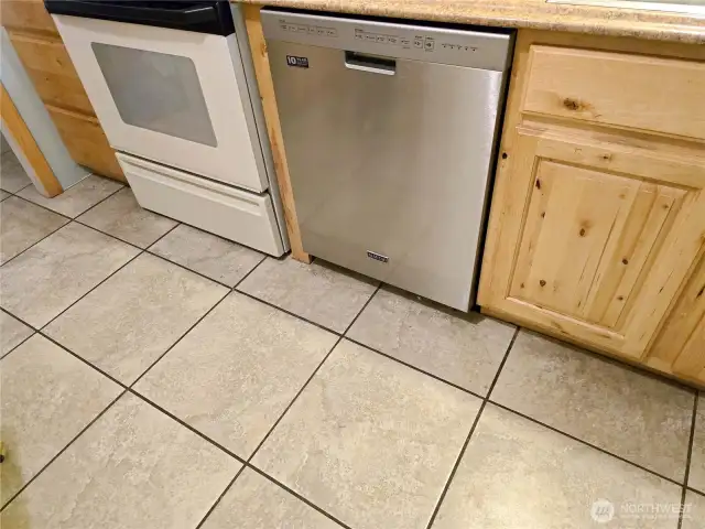 Tile floors for easy care. The hot water heater and hot water heater plumbing were updated in 2019 per seller.